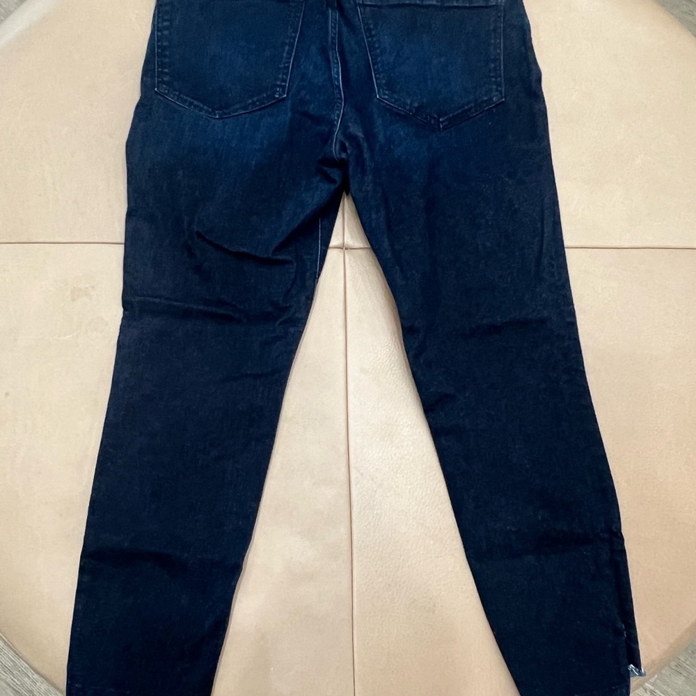 Express Midnight Blue Denim cropped Skinny Jeans